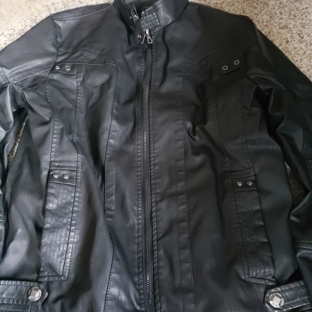 Mens leather jacket